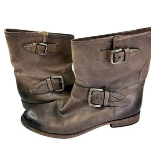 alberto fermani made in Italy leather boots size 39.5/9 limited edition ankle